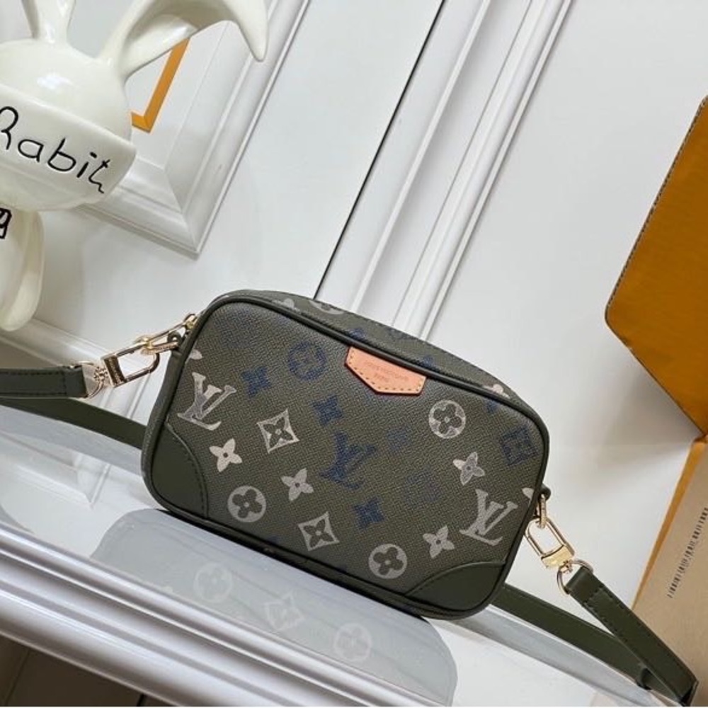 Louis Vuitton Olive Monogram Compact Crossbody Bag - image 1